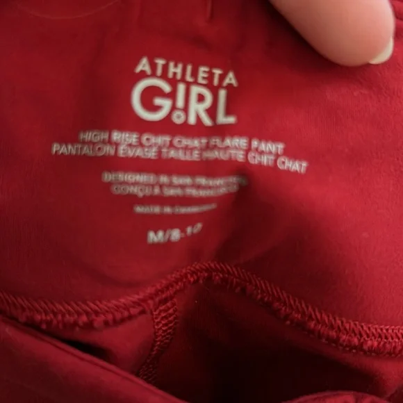 Athleta Girl Chit Chat flare leggings. Size M - Picture 2 of 4